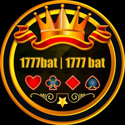 1777bat casino characters celebrating wins with golden coins and slot machines